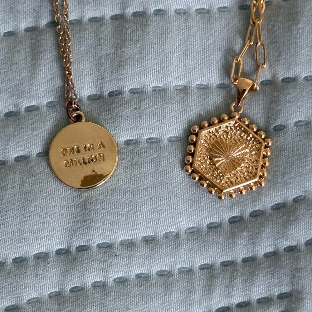 Amazon Gold Initial Necklaces View 2